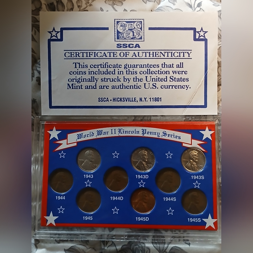 World War II Lincoln Penny Series Collection